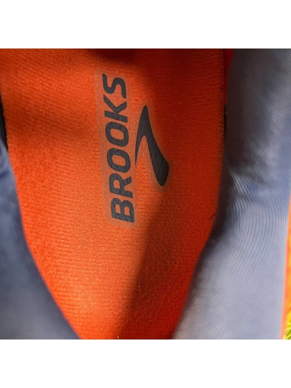 Brooks Glycerin 20 Mens Size 8.5 Orange Athletic Running Walking Shoes Sneakers